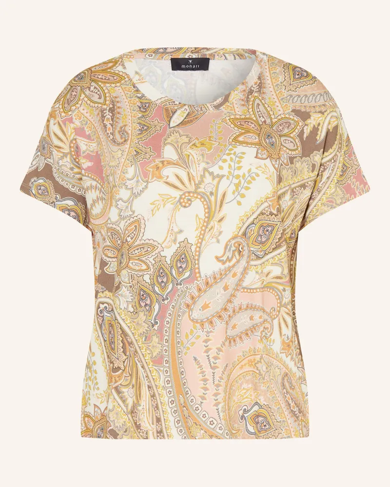 monari T-Shirt braun Creme