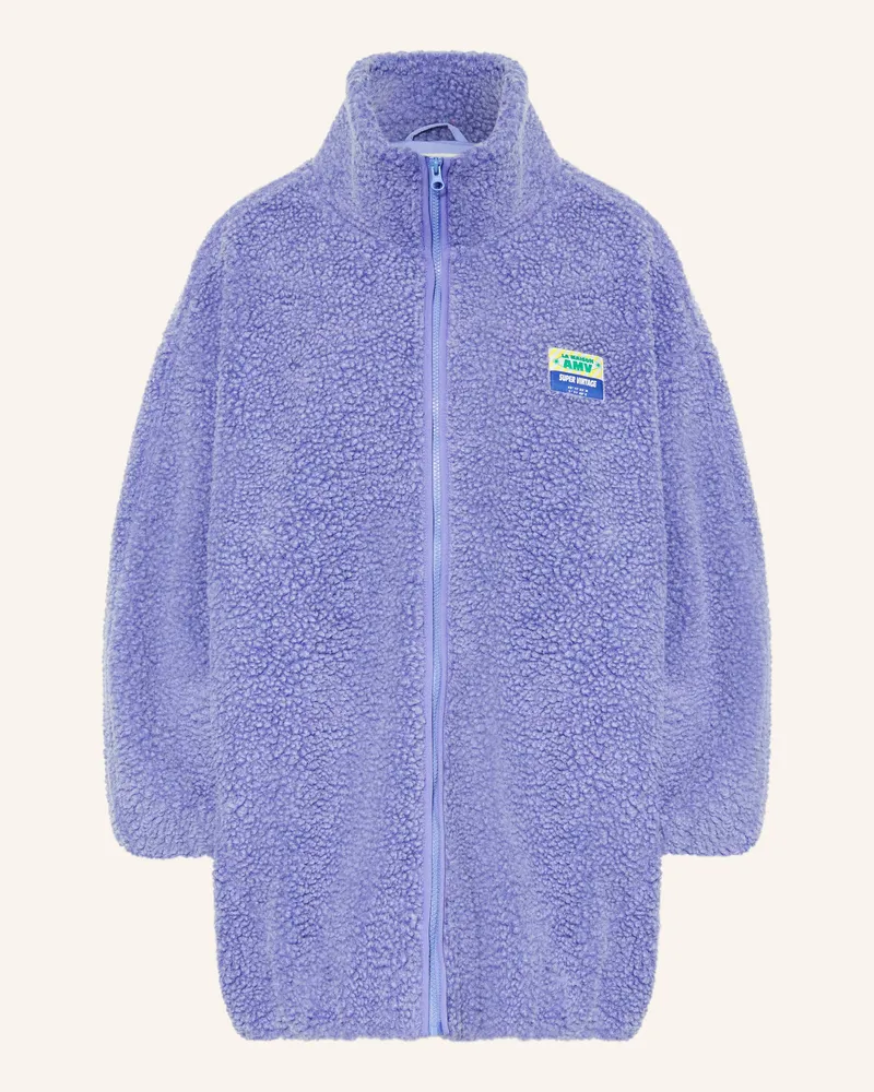 American Vintage Teddyfell-Jacke Hoktown lila Helllila