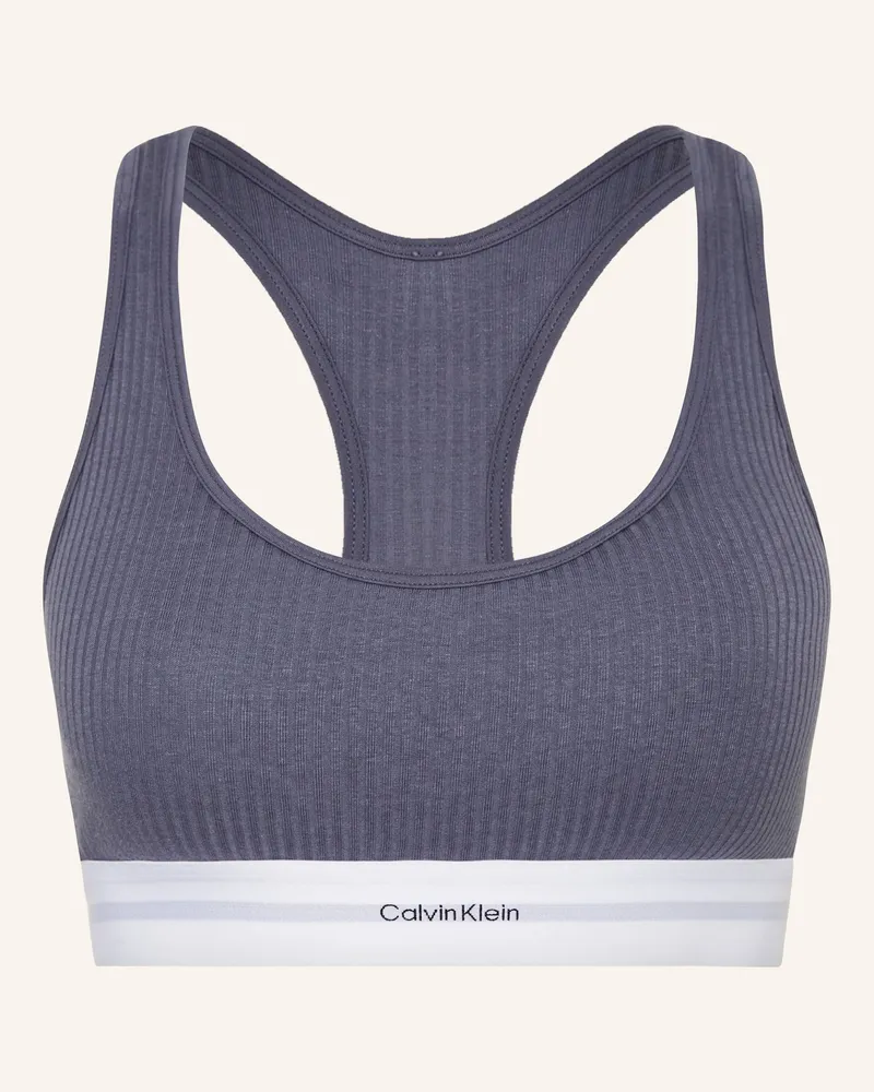 Calvin Klein Bustier COTTON MODAL STRETCH RIB Blaugrau