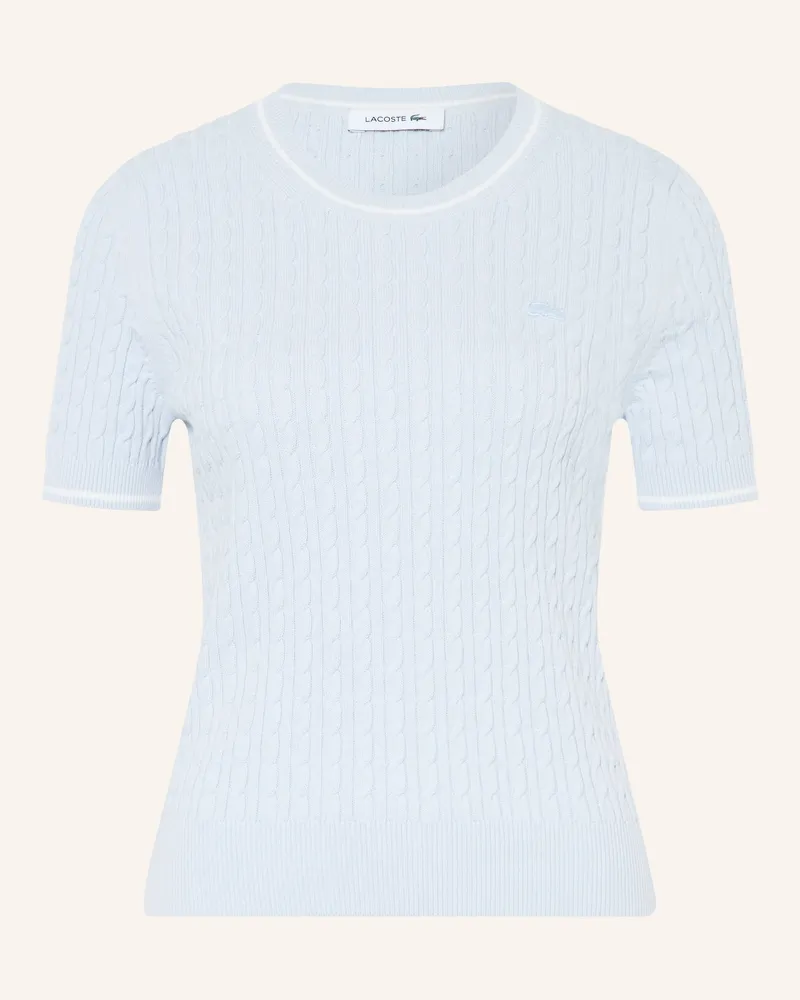 Lacoste Strickshirt blau Hellblau