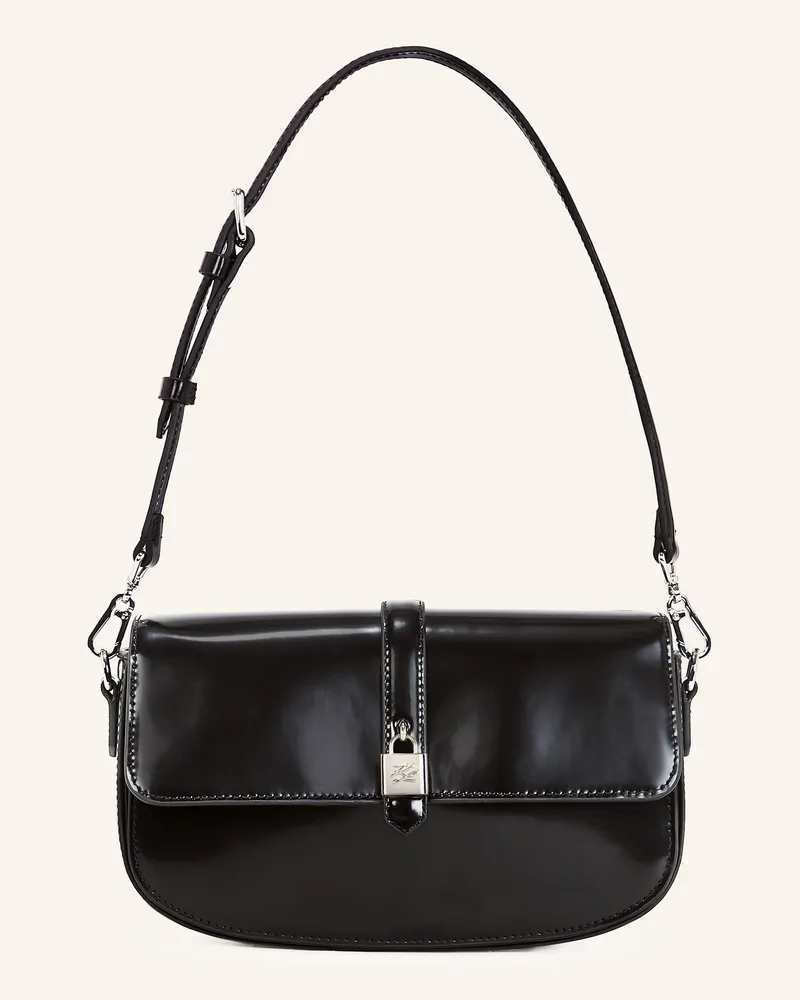 Karl Lagerfeld Schultertasche Schwarz