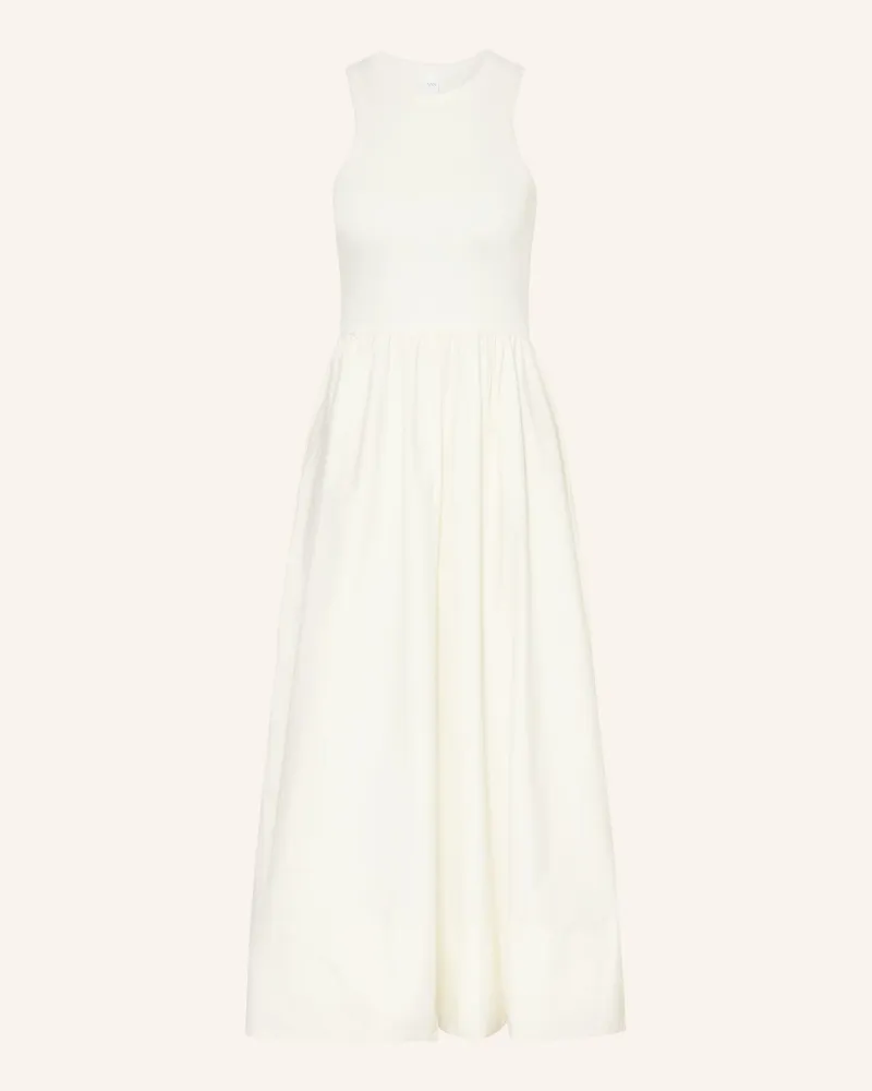 Y.A.S Kleid Im Materialmix weiss Weiss