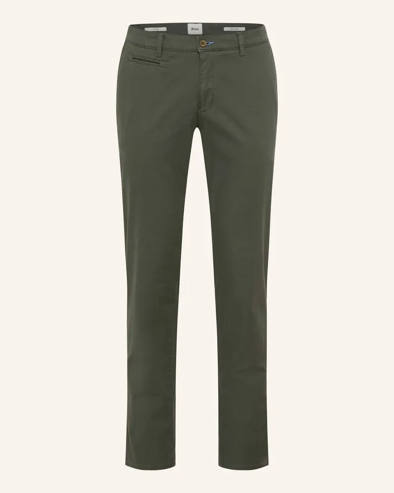 Brax Piqué-Chino Fabio Modern Fit gruen Oliv