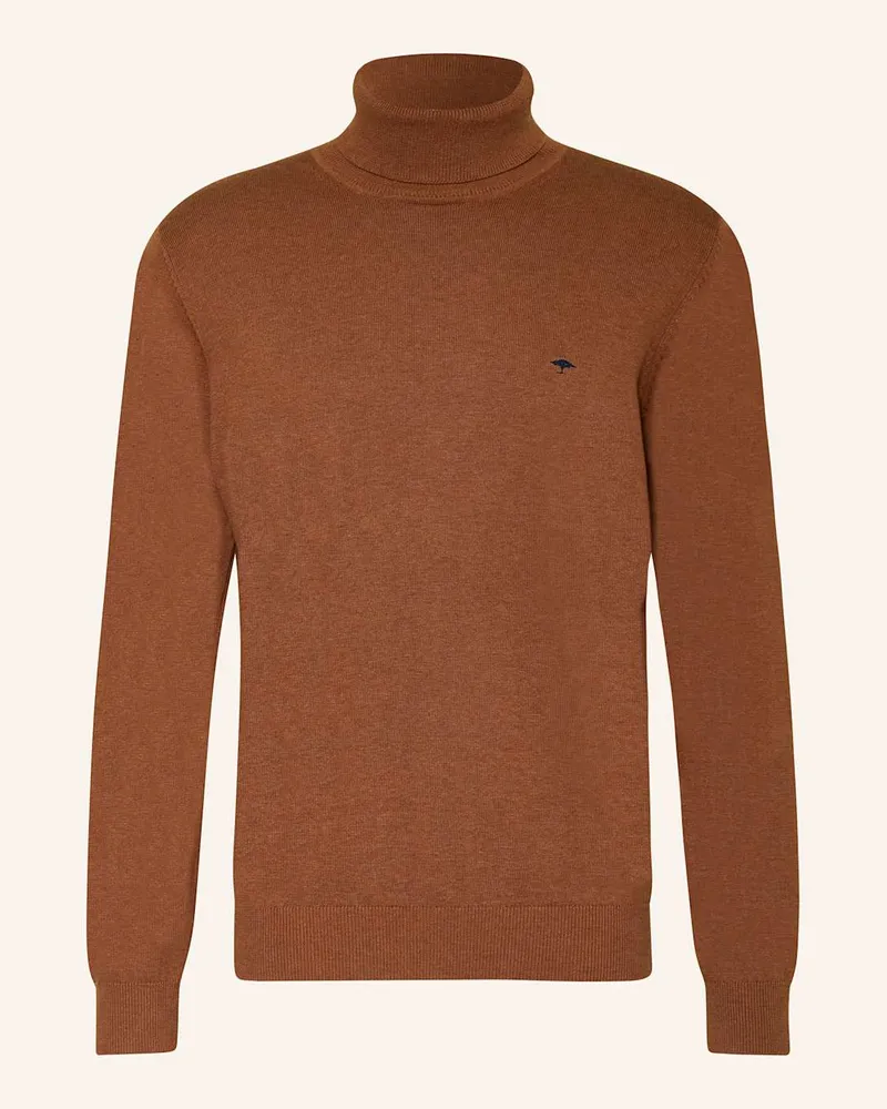 Fynch-Hatton Rollkragenpullover Braun