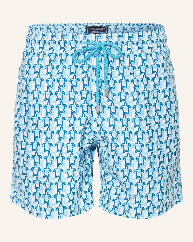 Vilebrequin Badeshorts MOOREA Hellblau