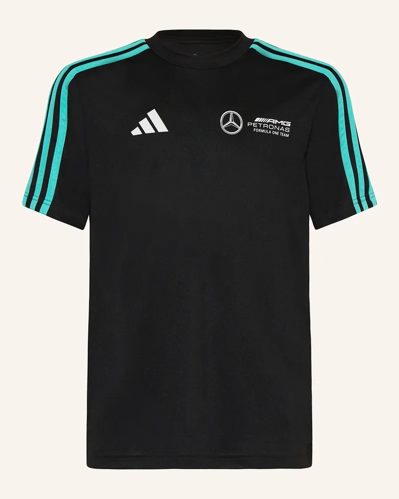 adidas T-Shirt MERCEDES - AMG PETRONAS FORMULA ONE TEAM DNA Schwarz