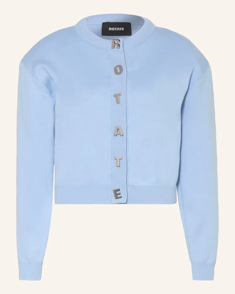 ROTATE Birger Christensen Strickjacke blau Hellblau