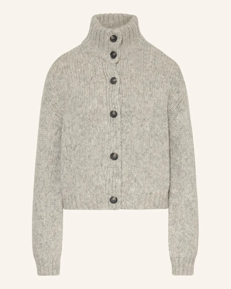 Mrs & HUGS Strickjacke grau Hellgrau