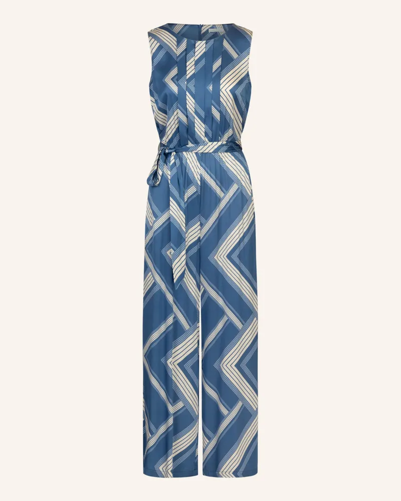 Mint & Mia Bedruckter satin overall Blau