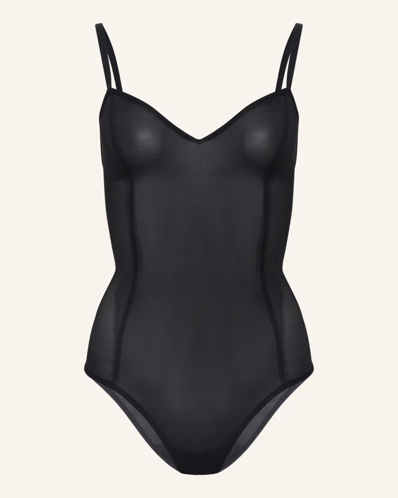 ITEM m6 Shape-Body ALL MESH mit Rückenausschnitt Schwarz