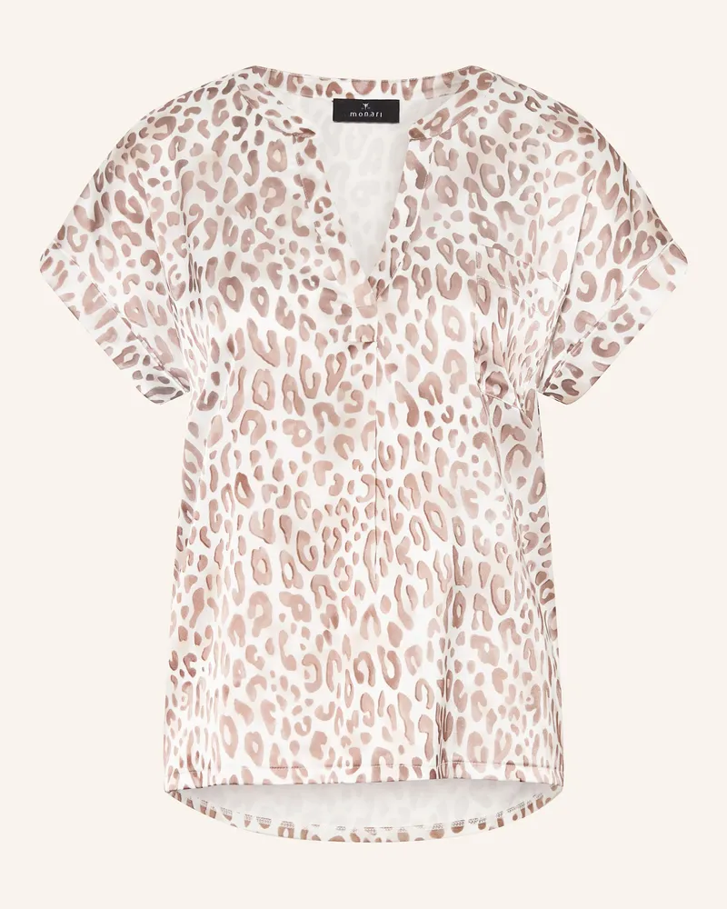 monari Blusenshirt aus Satin Ecru