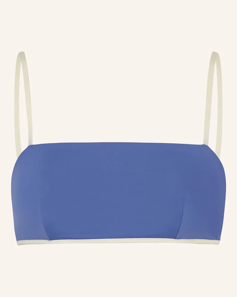 MYMARINI Bustier-Bikini-Top  EASY TOP zum Wenden mit UV-Schutz 50 Blau