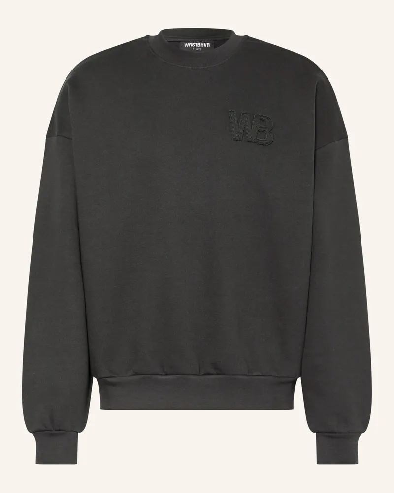 WRSTBHVR Sweatshirt Verice schwarz Schwarz