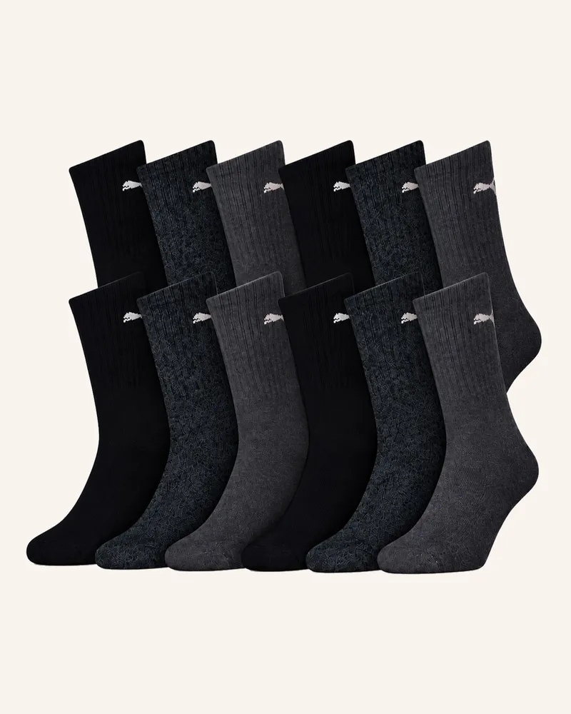 Puma Sportsocken Regular Crew 12-Pack blau Ecru