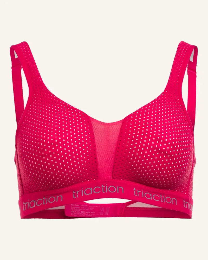 Triumph Sport-Bh Triaction Energy Lite Mit Mesh rot Fuchsia