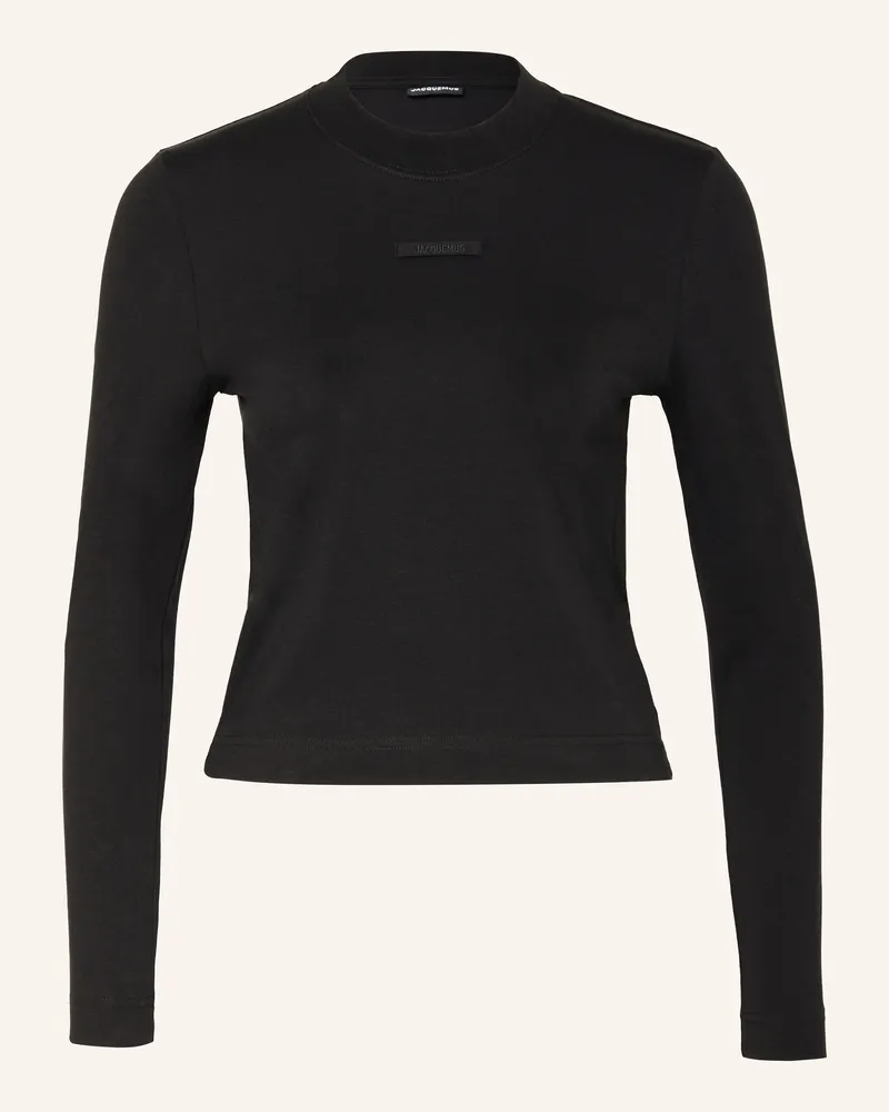 Jacquemus Longsleeve Le Tshirt Gros Grain schwarz Schwarz