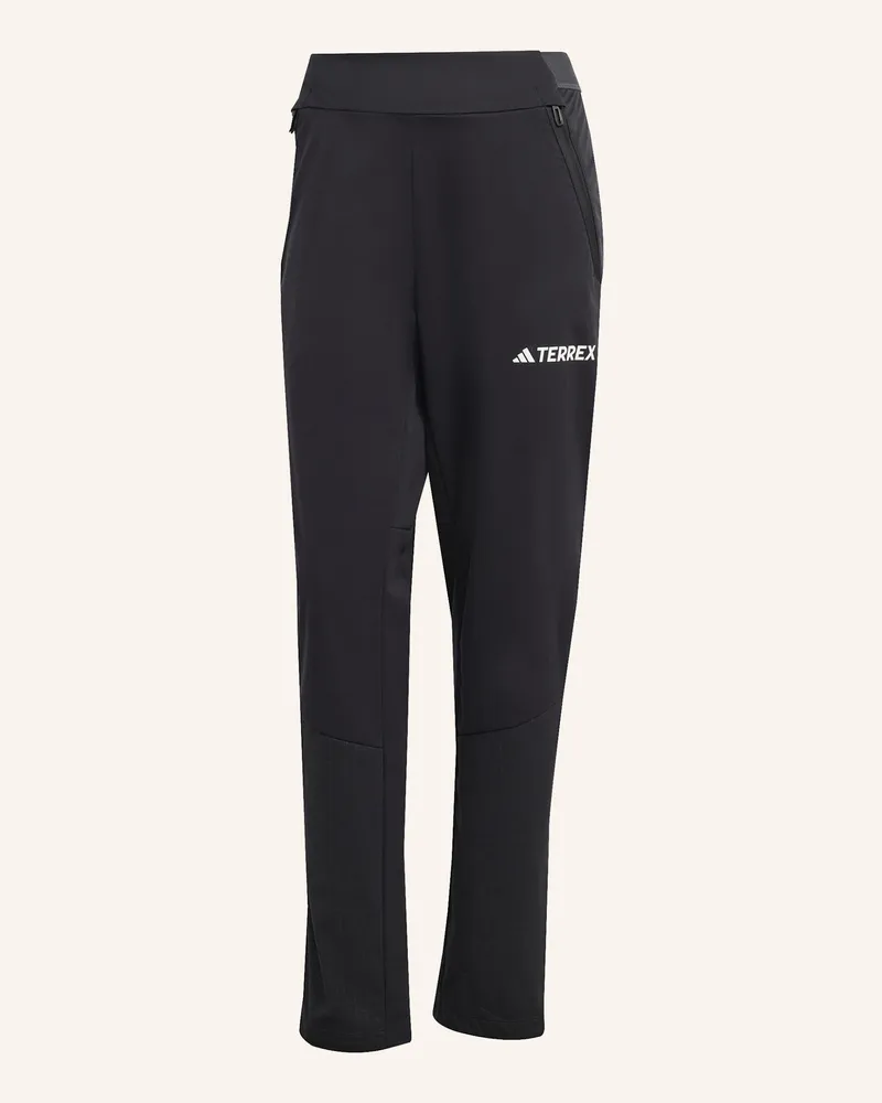 adidas Terrex Xperior Cross-Country Ski Softshell-Hose schwarz Schwarz