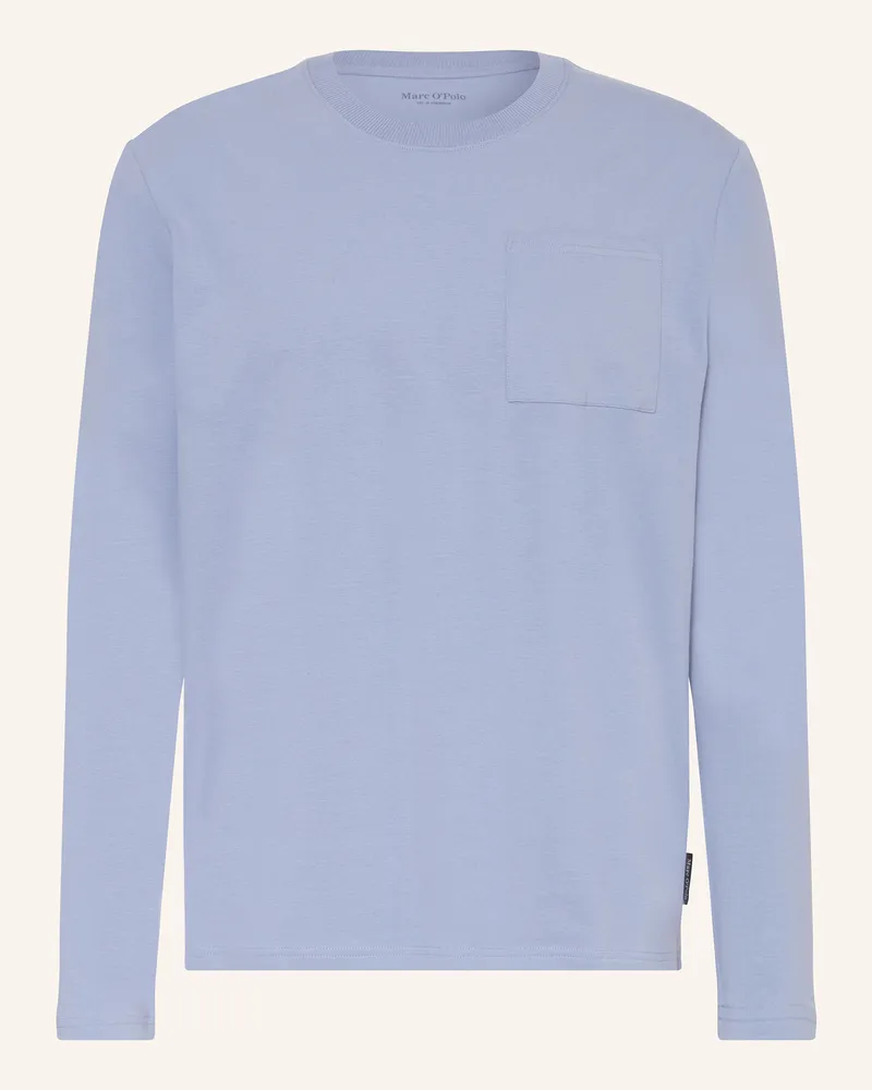 Marc O'Polo Schlafshirt Hellblau