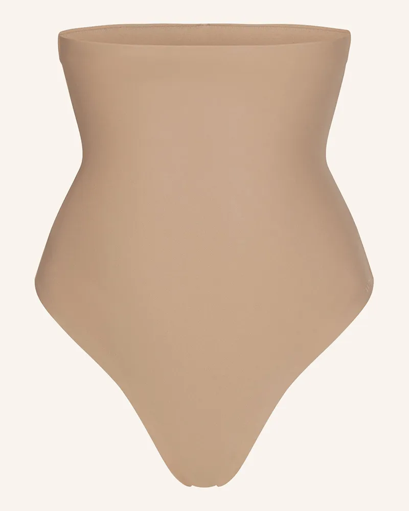 SKIMS Shape-String Skims Body Cs High-Waisted Thong beige Clay