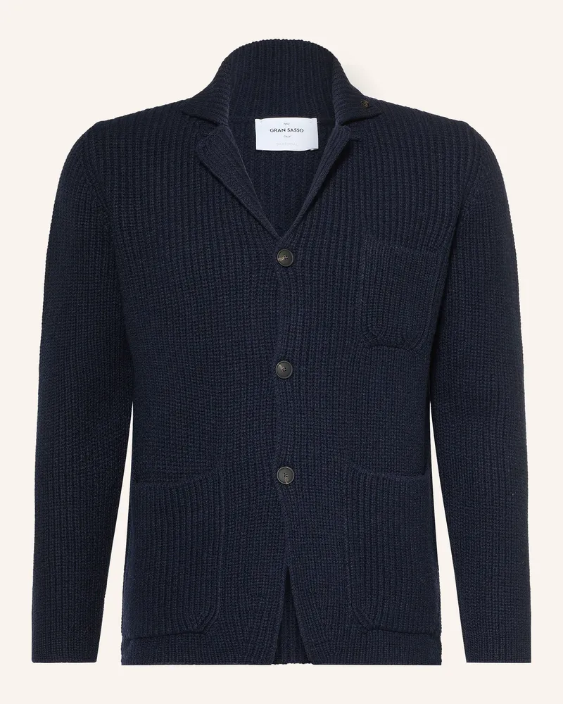 Gran Sasso Strickjacke blau Dunkelblau