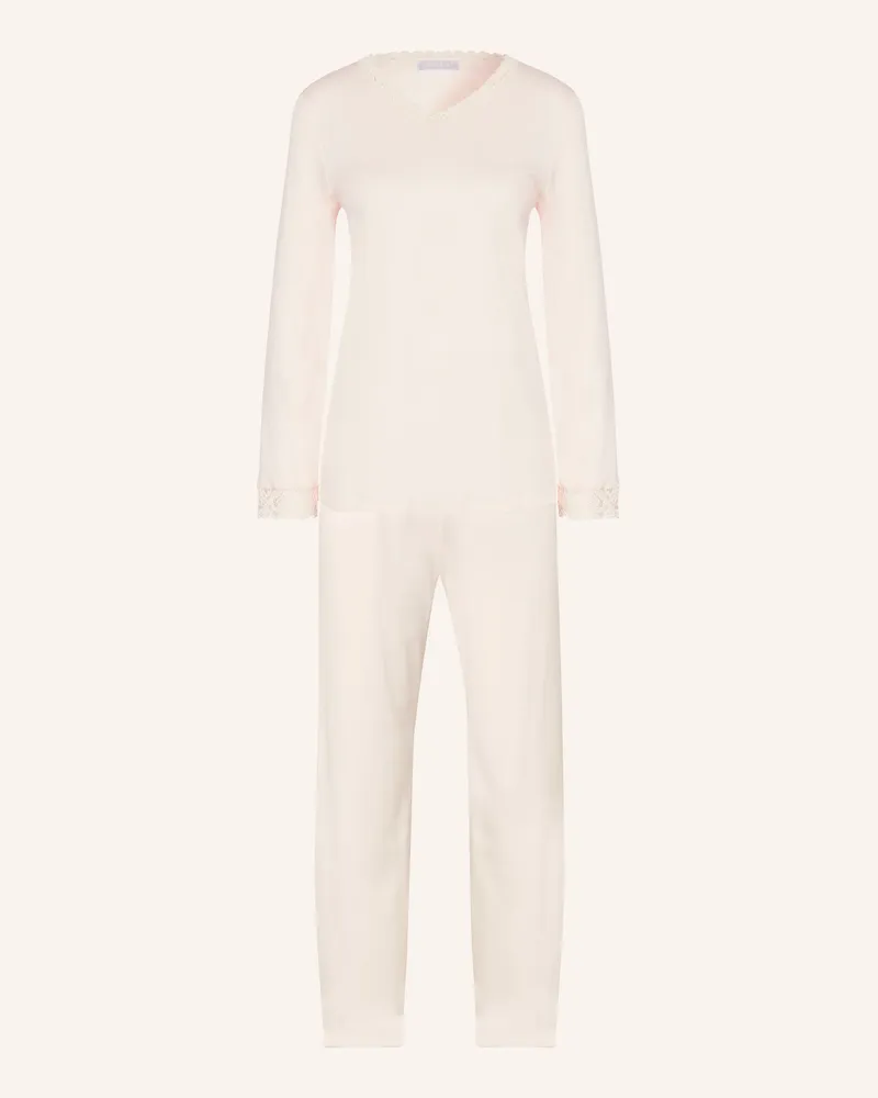 Hanro Schlafanzug Moments pink Hellrosa