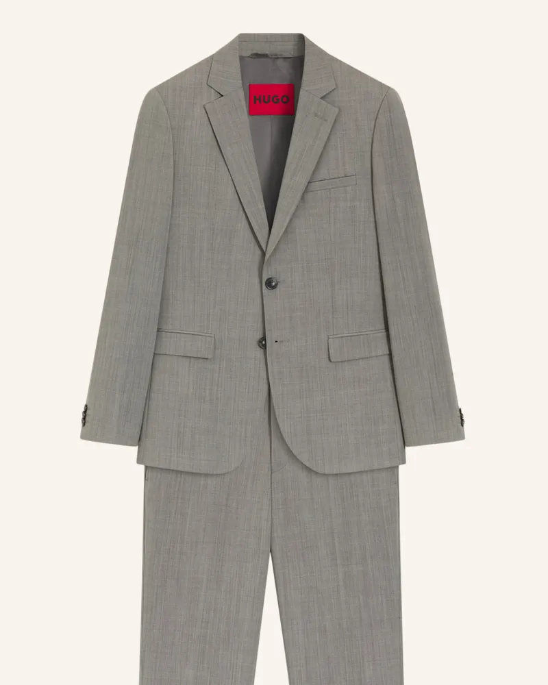 HUGO BOSS Business Anzug ARTI-HESTEN253X Extra-Slim Fit Hellgrün