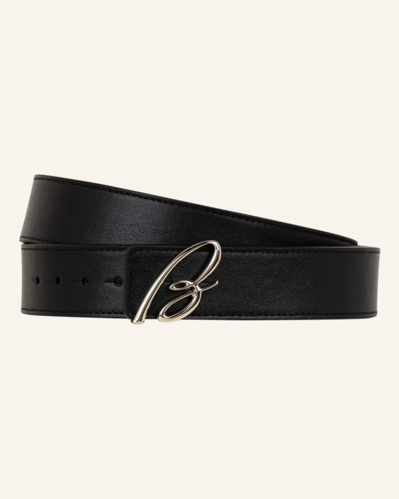 Brioni Ledergürtel Dunkelbraun
