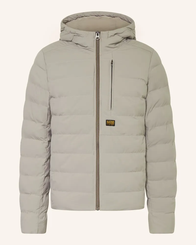 G-STAR RAW Steppjacke Foundation grau Beige