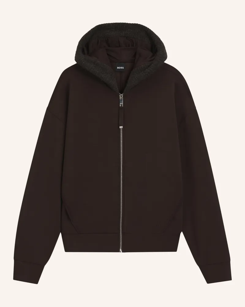 HUGO BOSS Sweatshirt Egani braun Braun