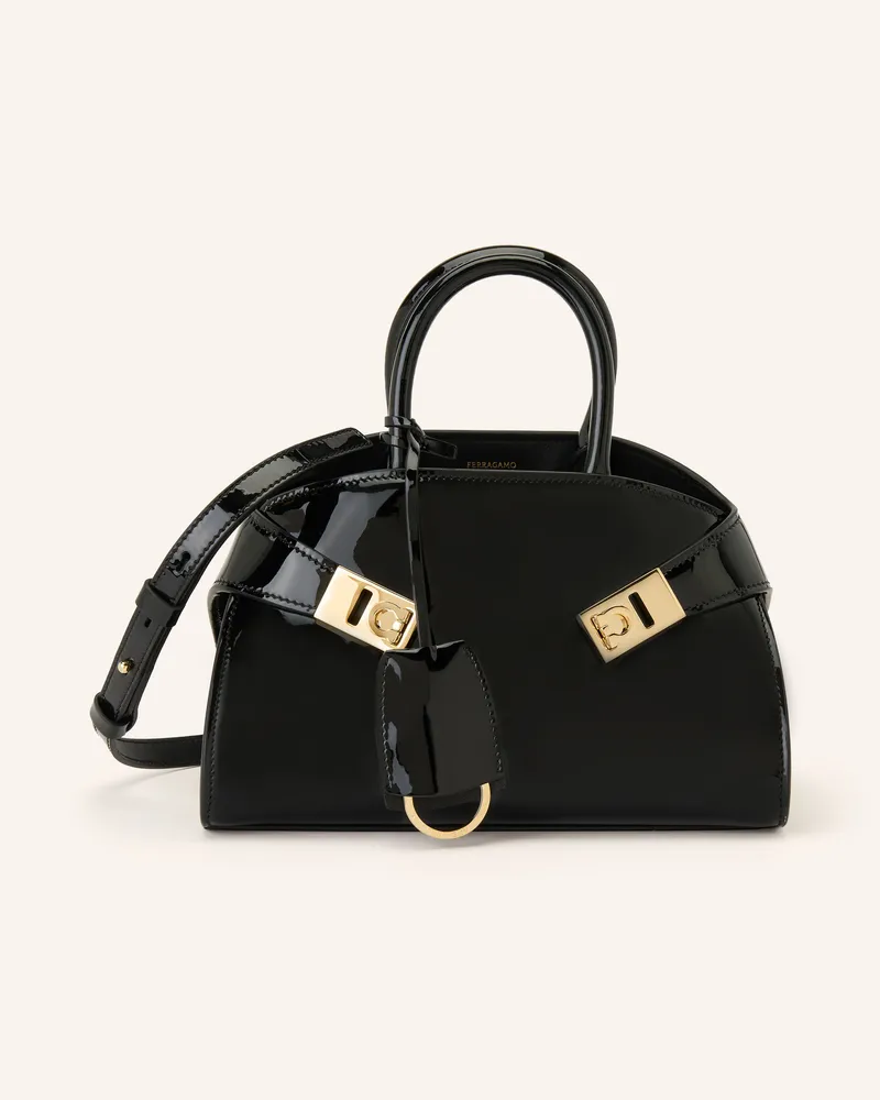 Ferragamo Umhängetasche Hug Mini schwarz Schwarz