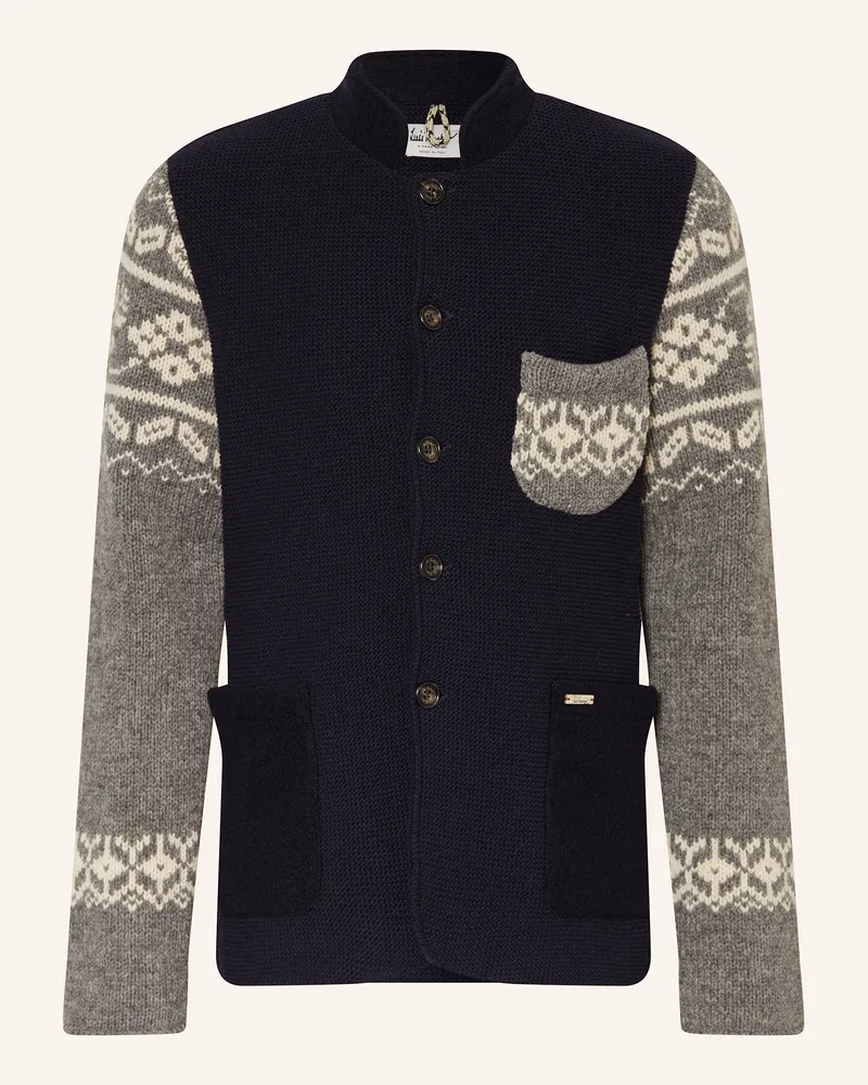 Luis Trenker Strickjacke LUWAINER Dunkelblau
