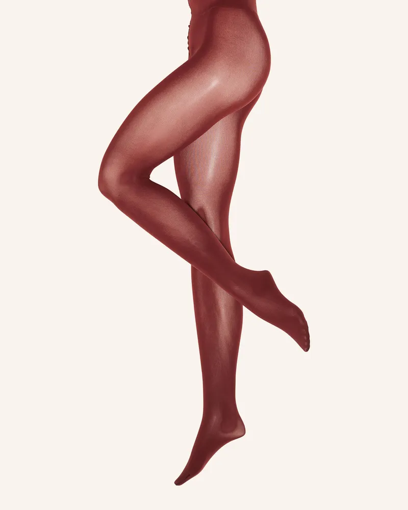 Wolford Feinstrumpfhose Velvet De Luxe 66 Komfort rot 3240