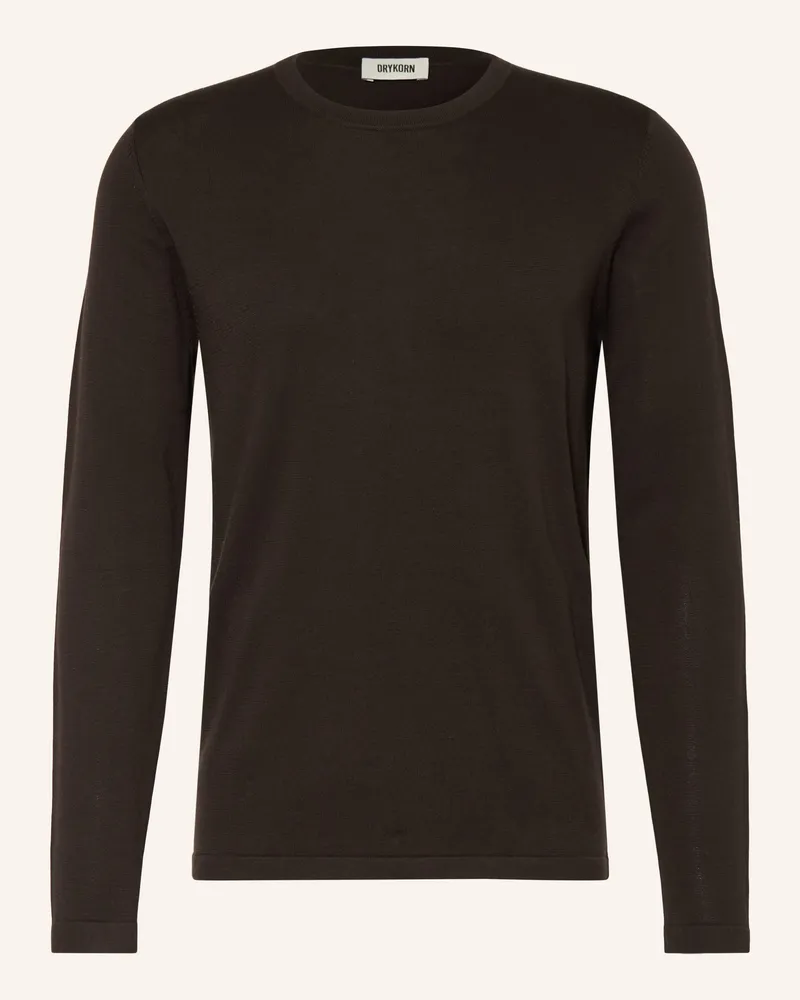 Drykorn Pullover Irmino braun Schwarz