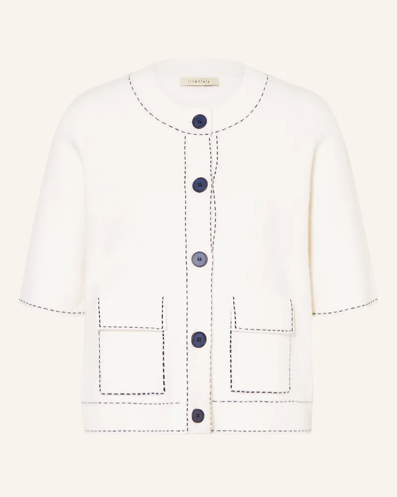 lilienfels Strickjacke mit Cashmere Ecru