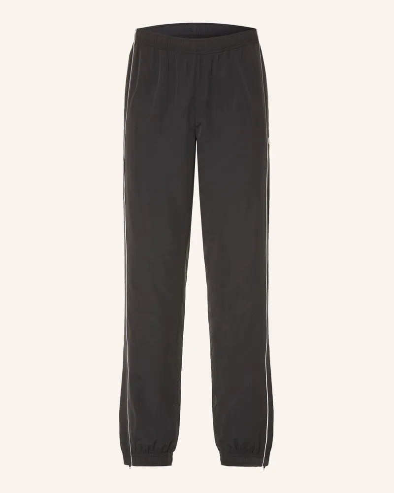 Lacoste Track Pants Mit Galonstreifen schwarz Schwarz