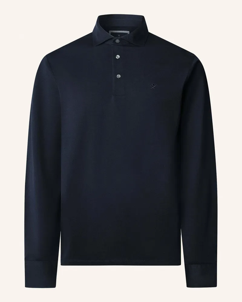 Hackett Poloshirt PIMA COTTON POLO LS Dunkelblau