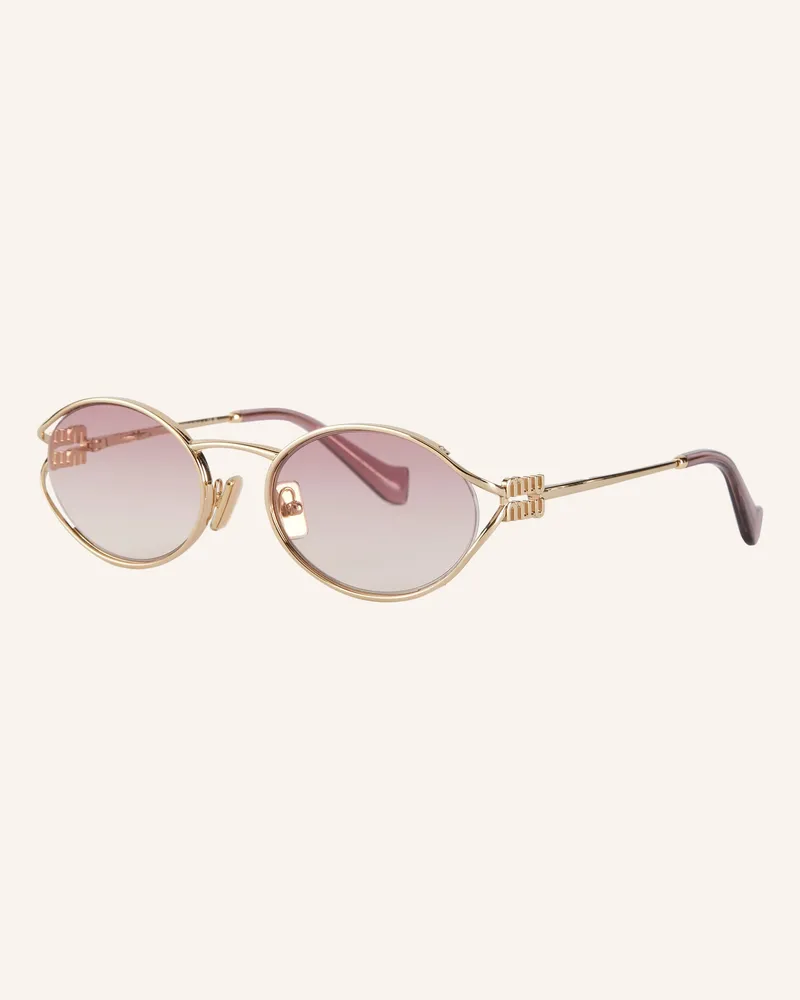 Miu Miu Sonnenbrille Mu 52ys gold 5ak06s