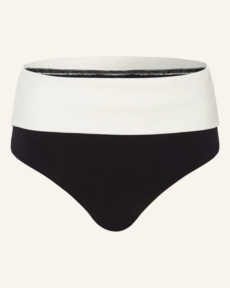 JETS Australia High-Waist-Bikini-Hose ISLA RIB Schwarz