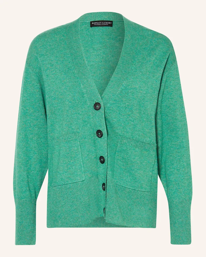 Repeat Strickjacke Grün