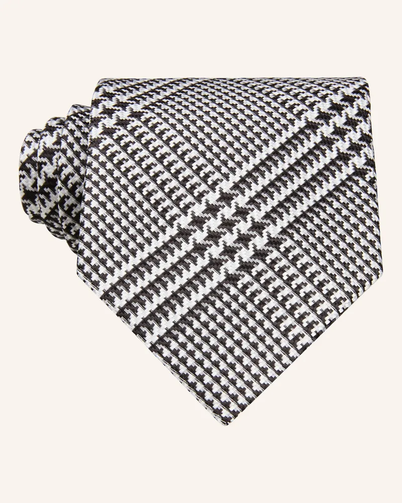 Tom Ford Krawatte schwarz Weiss