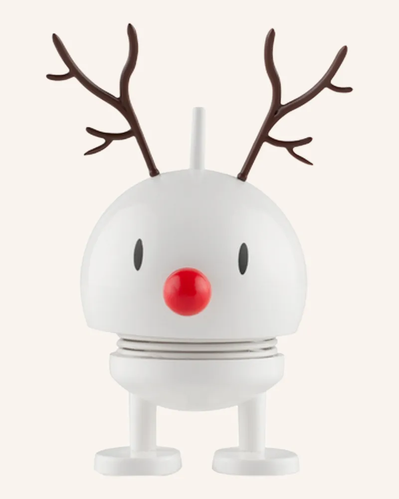 Hoptimist Dekofigur Reindeer Bumble S weiss Weiss