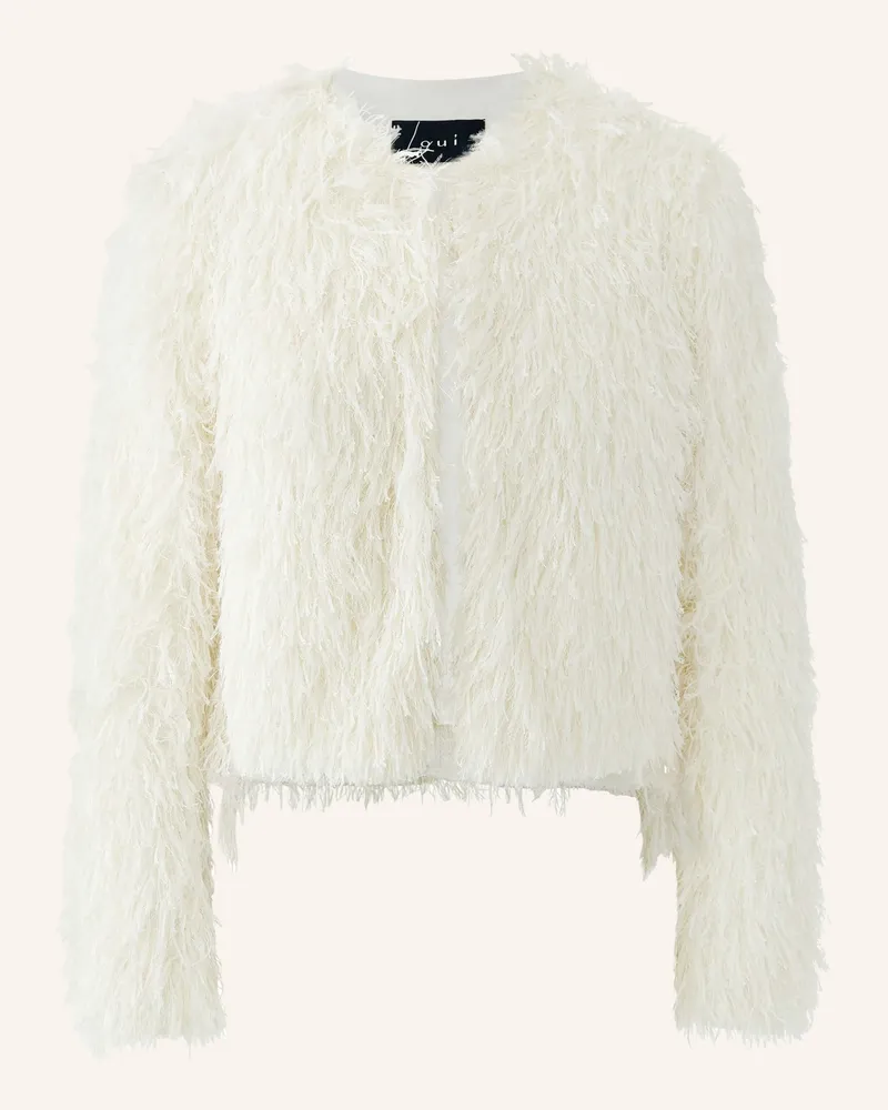 Oui  Kastenjacke Ecru