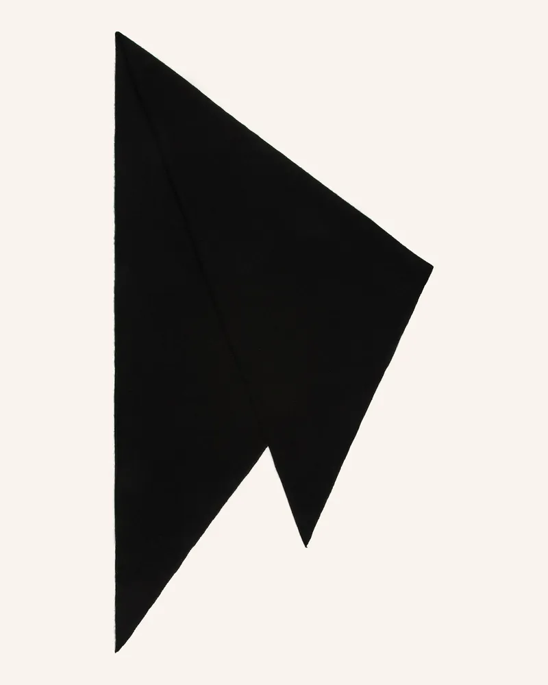 S. Marlon Dreieckstuch Aus Cashmere schwarz Schwarz