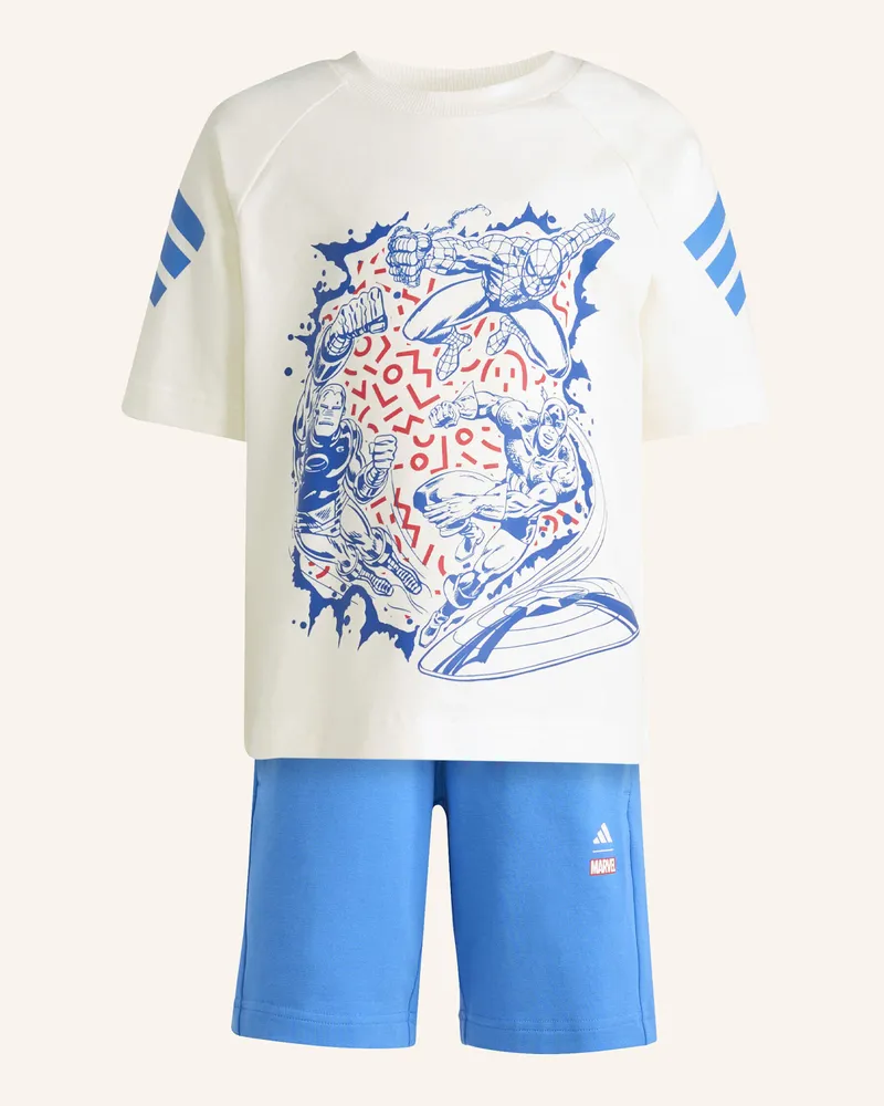 adidas Adidas Marvel Avengers T-Shirt Set weiss Weiss