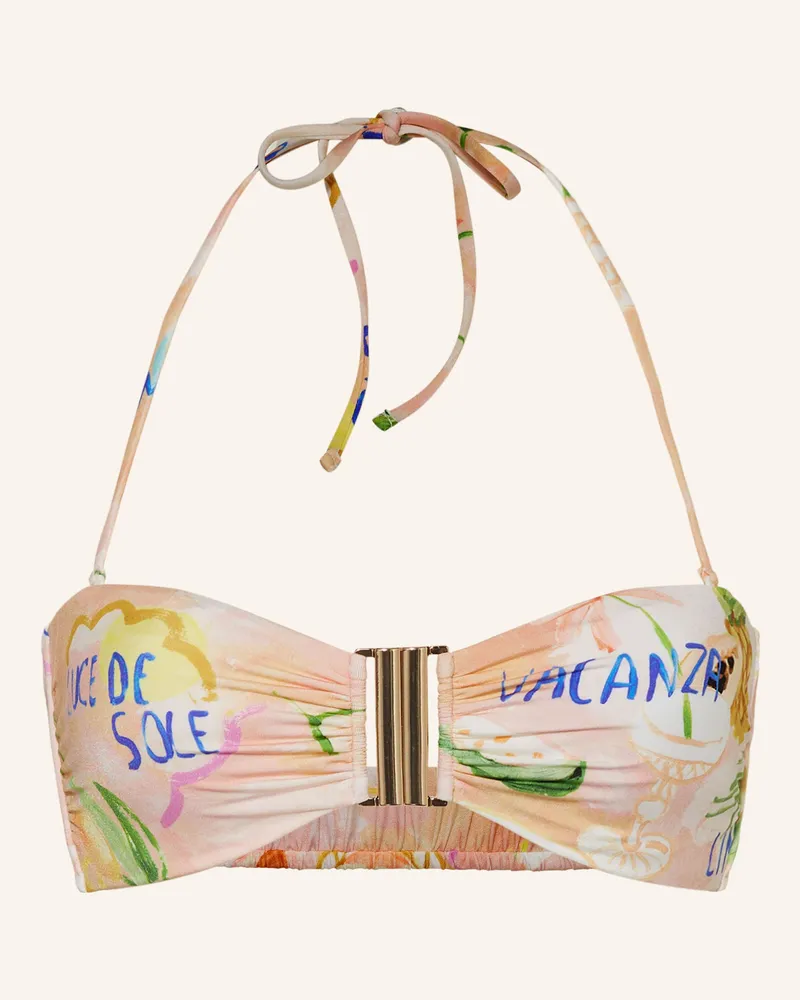 watercult Bandeau-Bikini-Top Vacation Fizz beige Nude