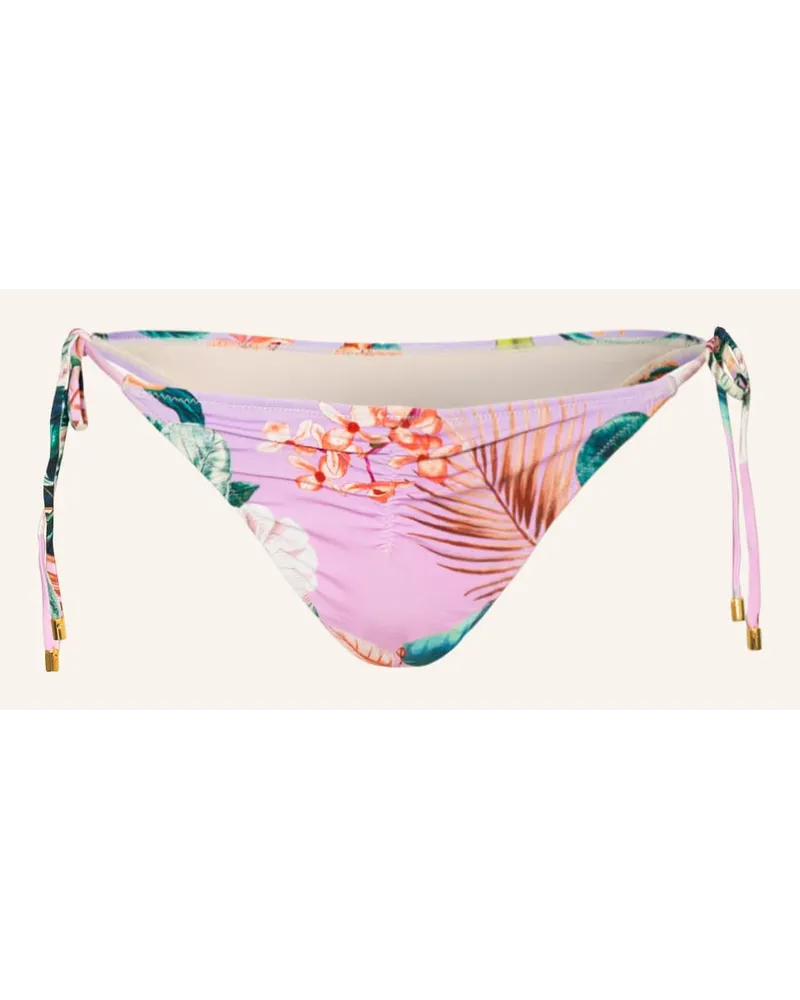 PilyQ Triangel-Bikini-Hose RUCHED TIE TENNY Rosa