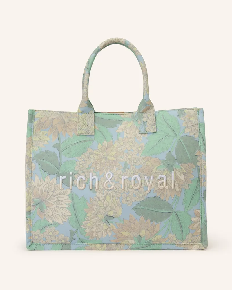 Rich&Royal Shopper gelb Hellgrün