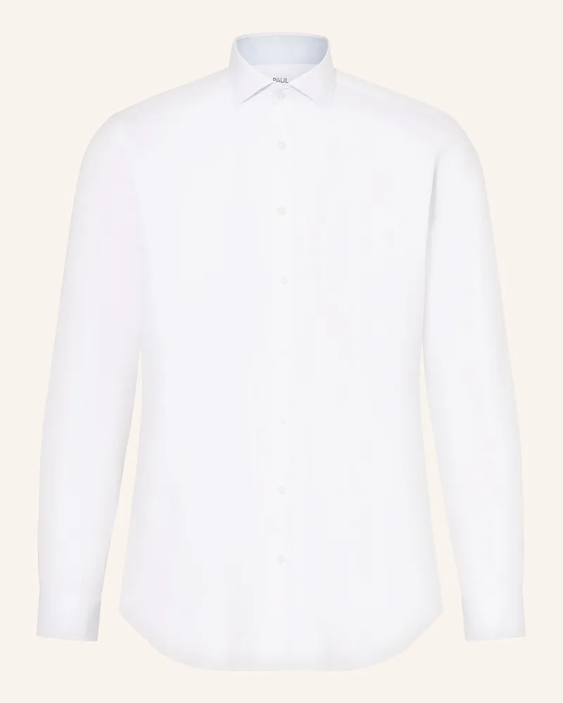 paul Hemd Shaped Fit weiss Weiss