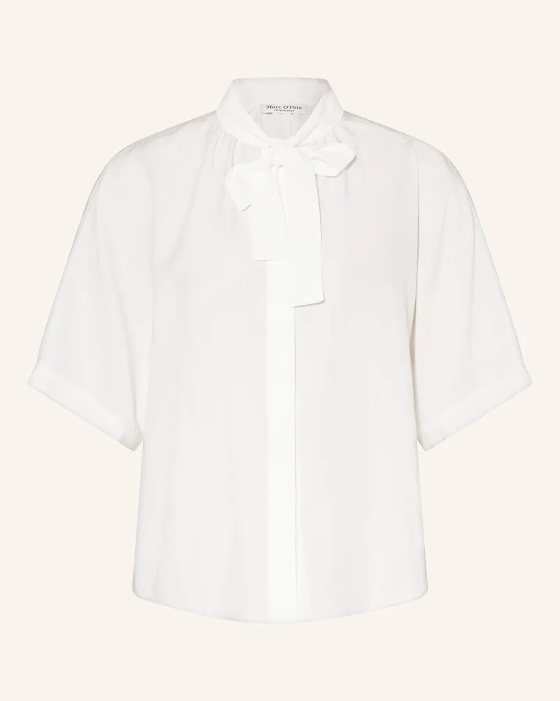 Marc O'Polo Schluppenbluse Weiss