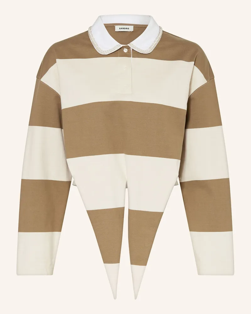 Sandro Cropped-Longsleeve Weiss